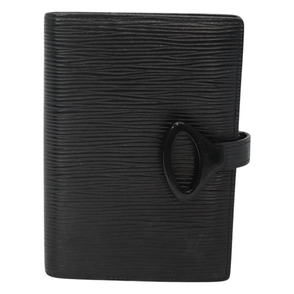 LOUIS VUITTON Epi Z Agenda PM Day Planner Cover Black R20092 LV Auth BA1199 - Picture 13 of 16